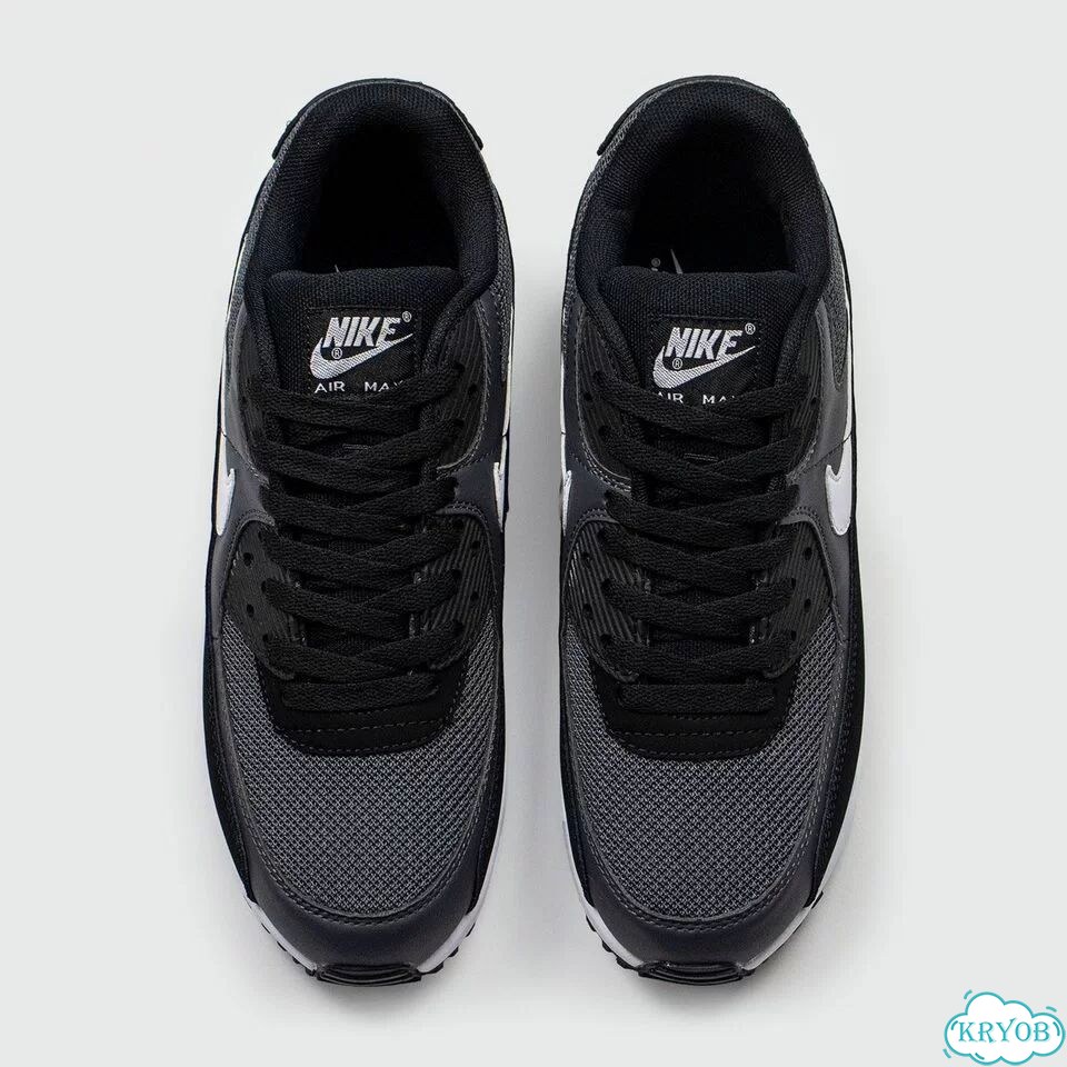 Кроссовки Nike Air Max 90 Grey / Black / White фото 6