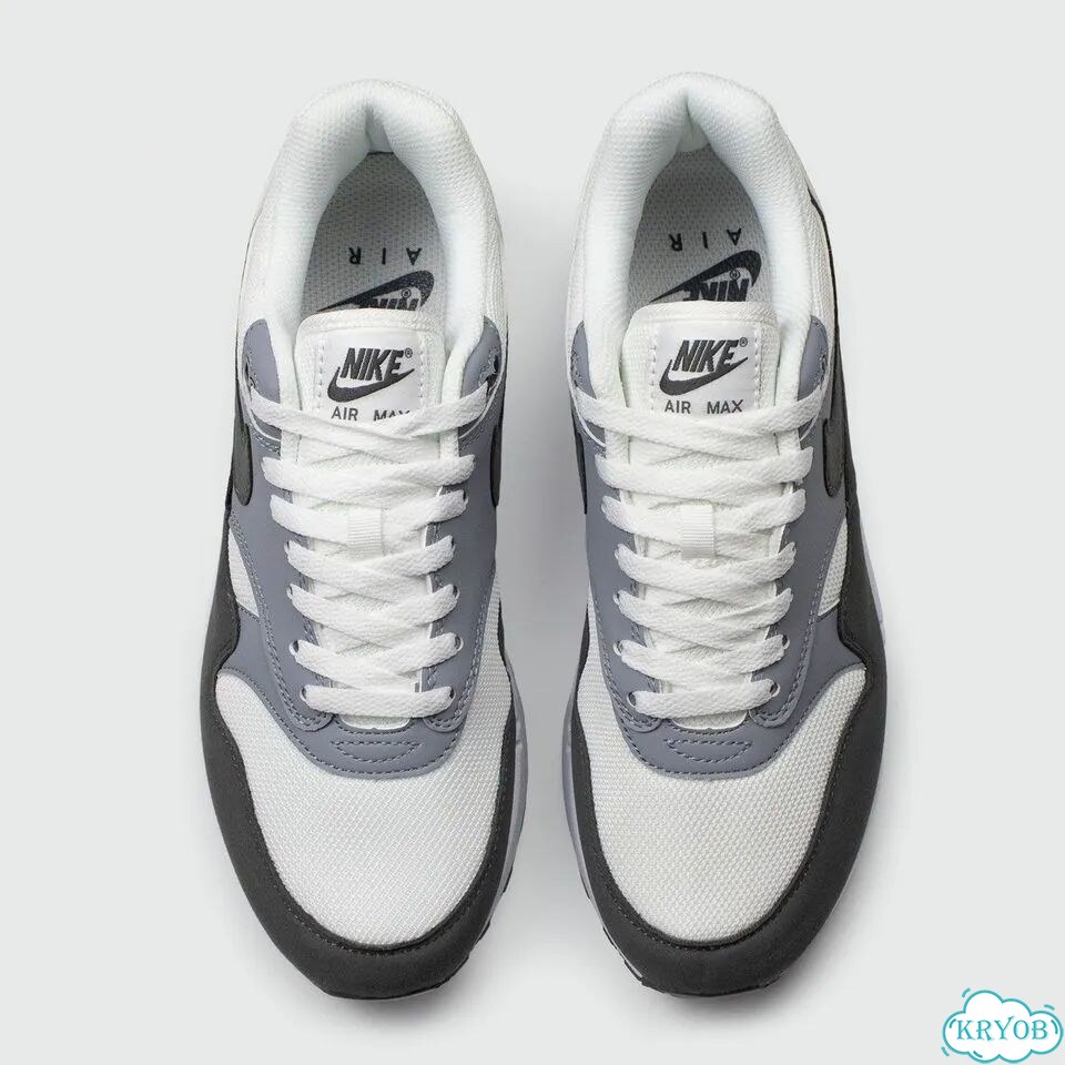 Кроссовки Nike Air Max 1 White Grey фото 6