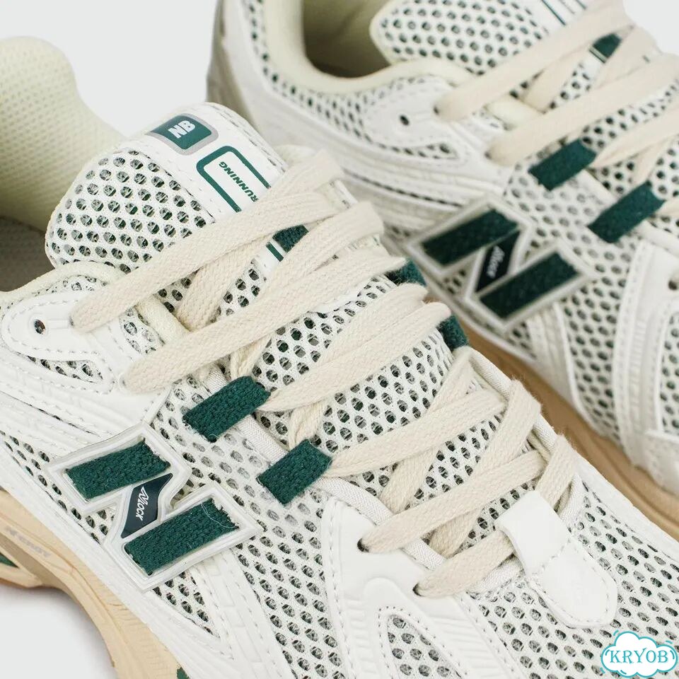 Кроссовки New Balance 1906R White Green Cream фото 5