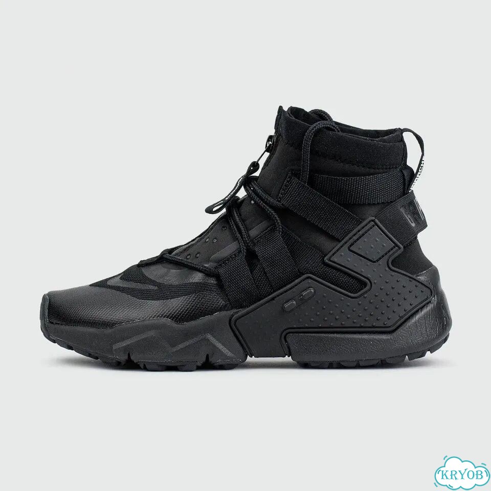Кроссовки Nike Air Huarache Gripp Triple Black фото 1