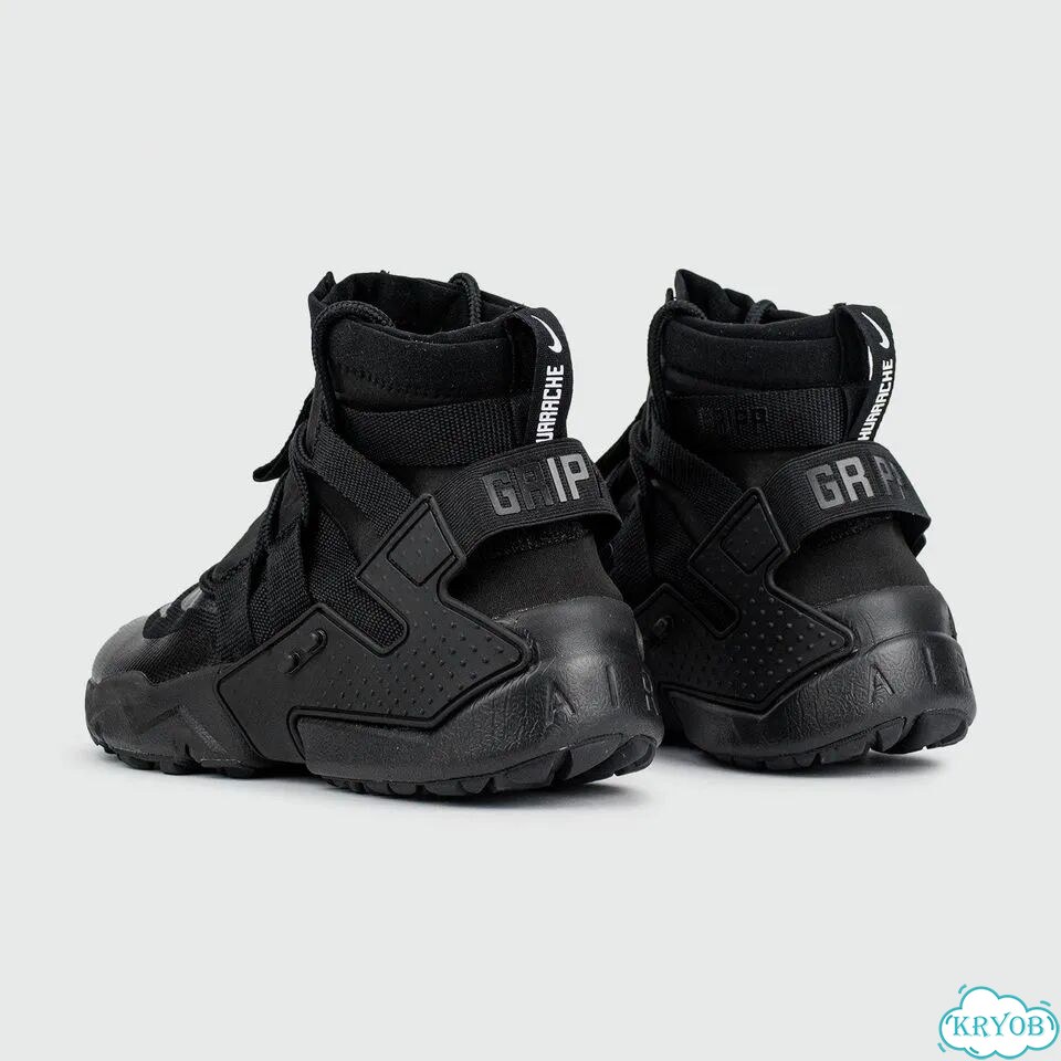 Кроссовки Nike Air Huarache Gripp Triple Black фото 3