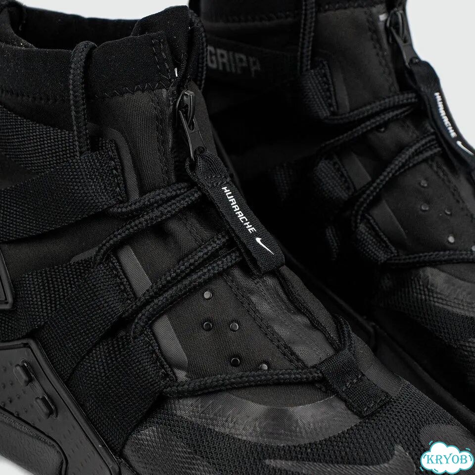 Кроссовки Nike Air Huarache Gripp Triple Black фото 5