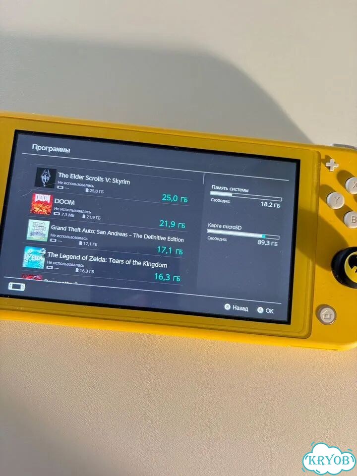 Nintendo switch lite прошитая 512гб фото 2