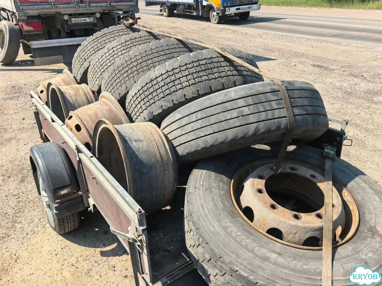 Диски с шинами 315/70 R 22.5 фото 2