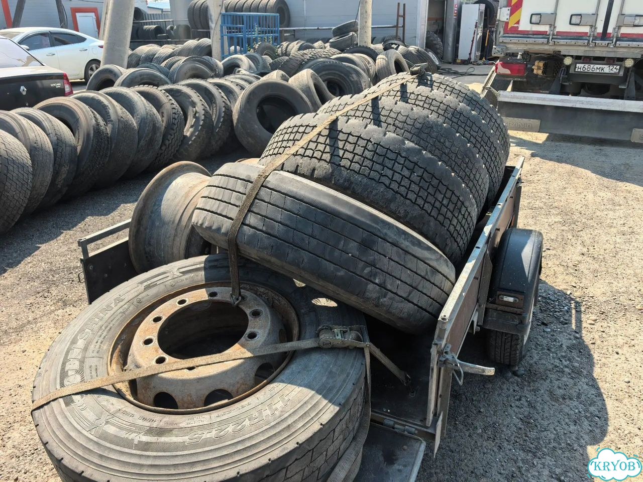 Диски с шинами 315/70 R 22.5 фото 3