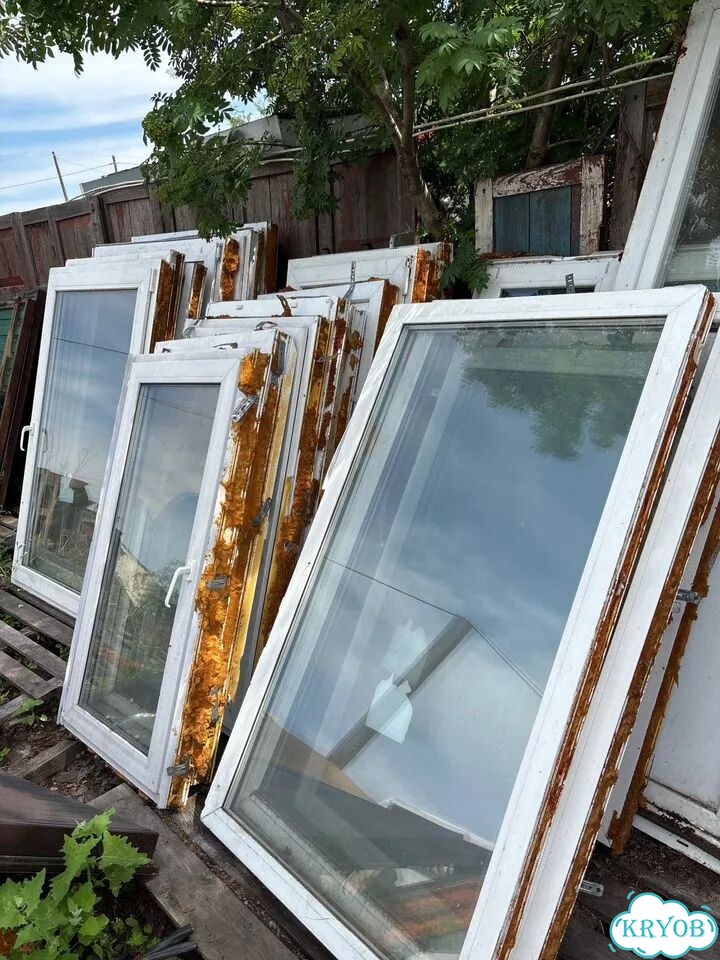 Пластиковые окна б/у фото 1