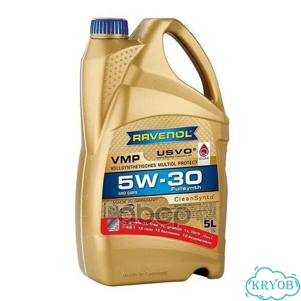 Моторное масло ravenol VMP 5W-30 (5 л) 4+1 фото 1