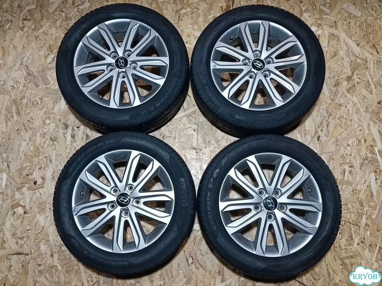 Колеса (шины+диски) Hyundai 205/55 R16 5x114.3 фото 1