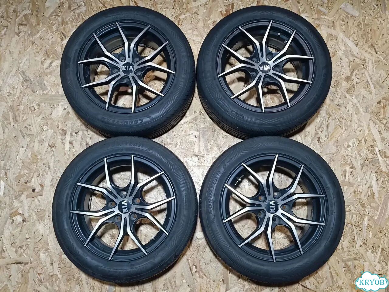 Колеса (шины+диски) KIA 205/55 R16 5x114.3 фото 1
