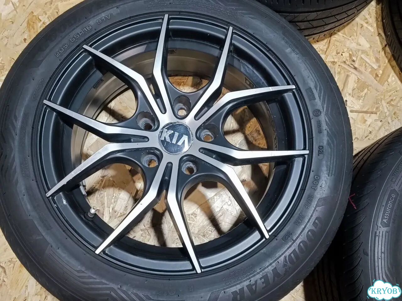 Колеса (шины+диски) KIA 205/55 R16 5x114.3 фото 4