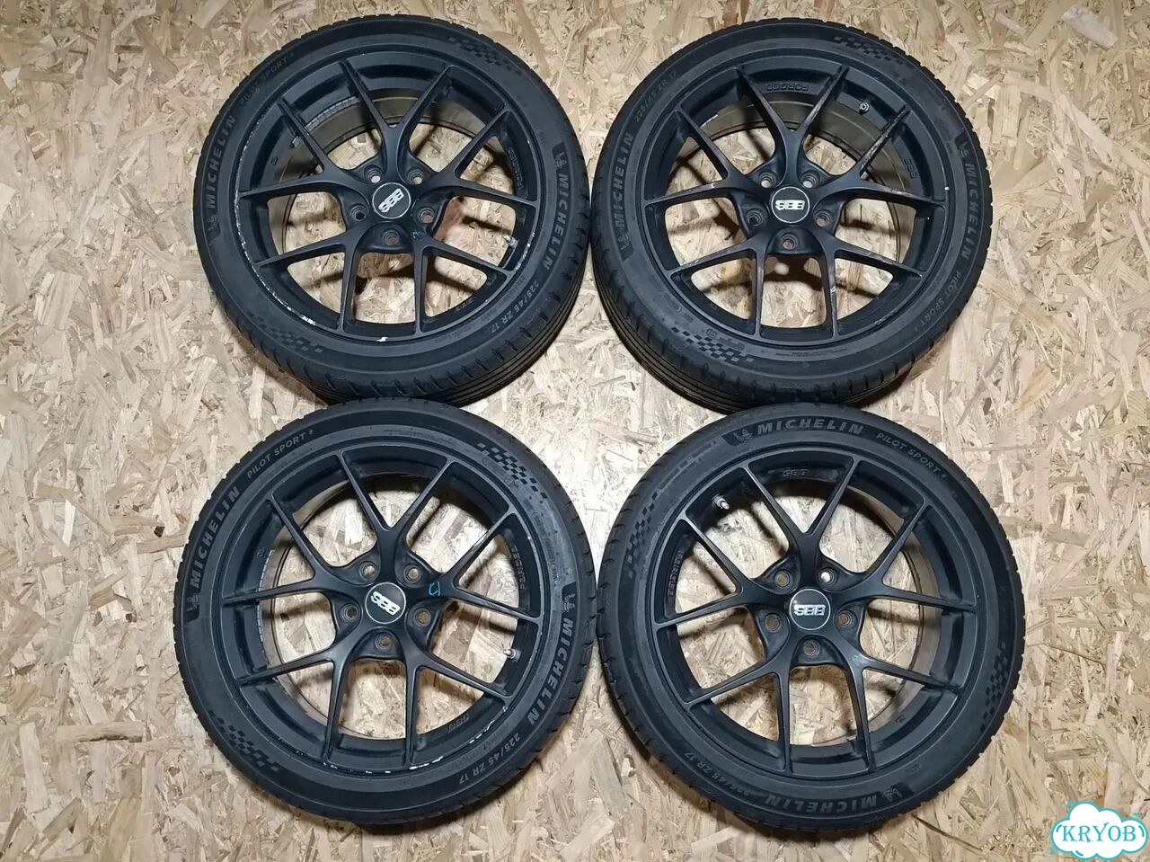 Колеса (шины+диски) BBS 225/45 R17 5x114.3 фото 1