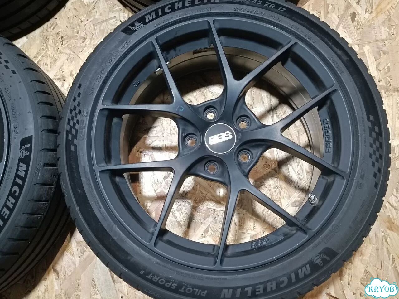 Колеса (шины+диски) BBS 225/45 R17 5x114.3 фото 2