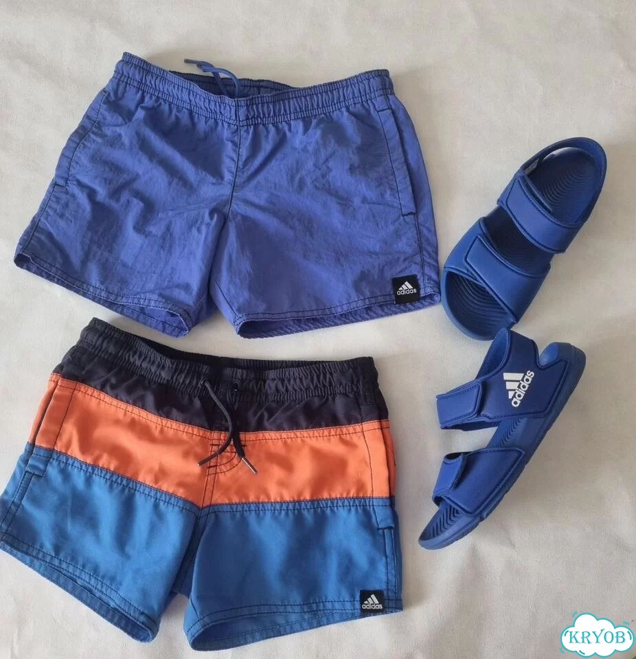 Шорты пляжные для мальчика adidas фото 1