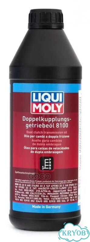 LiquiMoly Doppelkupplungsgetriebe-Oil 8100 (1L) фото 1