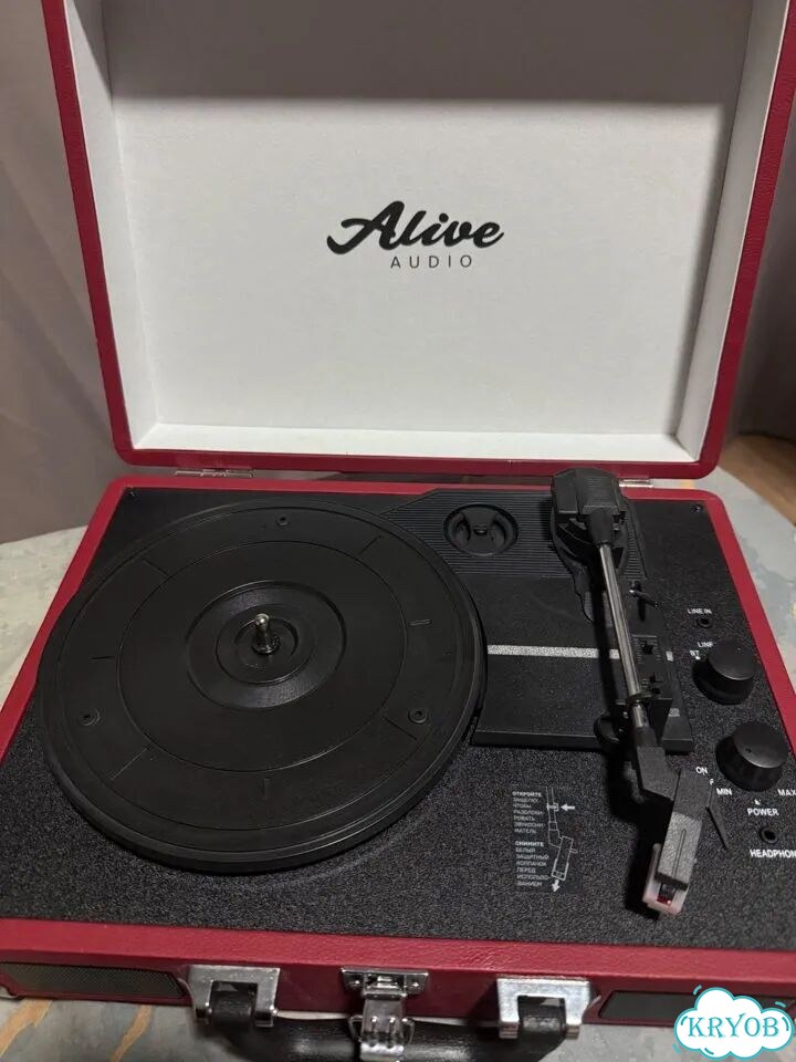 Виниловый проигрыватель Alive audio glam фото 1