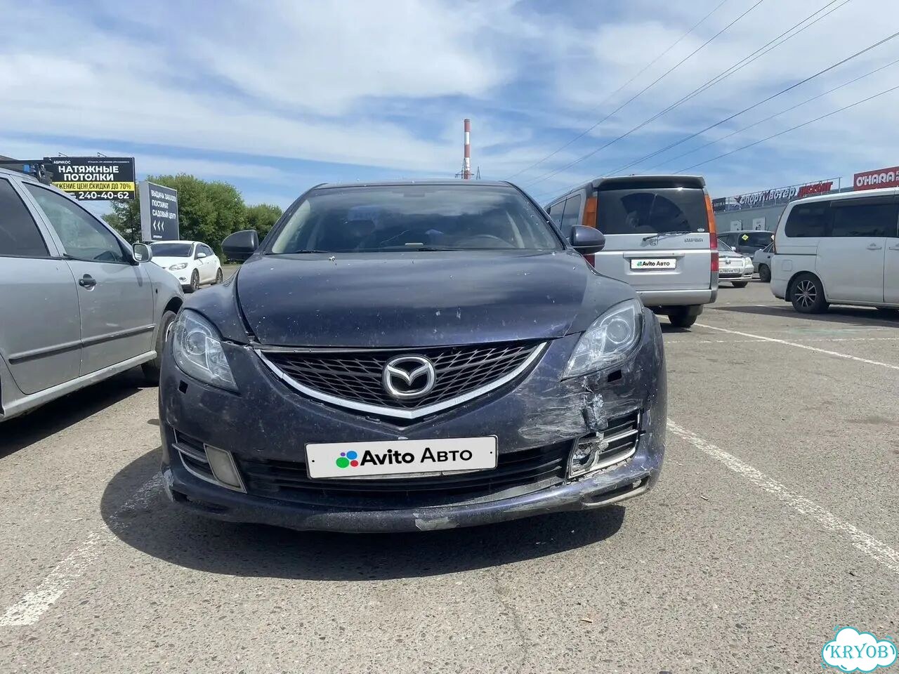 Mazda 6 2.0 AT, 2007, битый, 199 000 км фото 1
