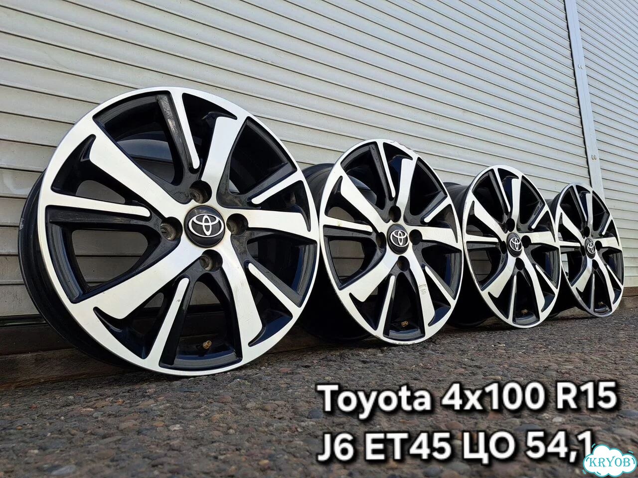 Литые диски Toyota 6×R15 4×100 фото 1