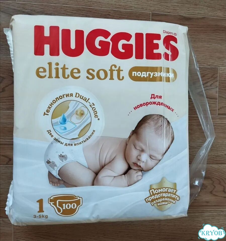 Подгузники huggies elite soft 1 фото 1