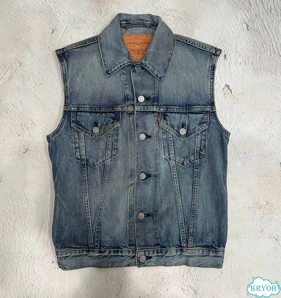 Джинсовая Жилетка Levis Vintage S Оригинал фото 1