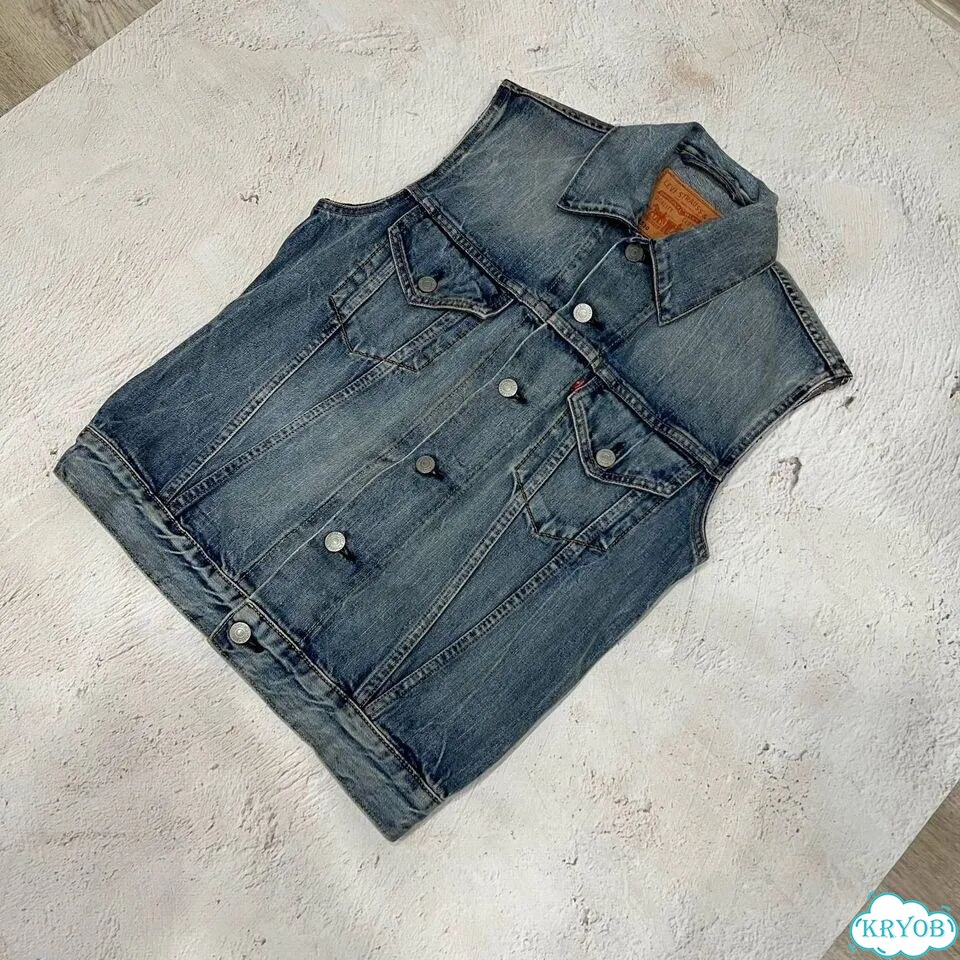 Джинсовая Жилетка Levis Vintage S Оригинал фото 2