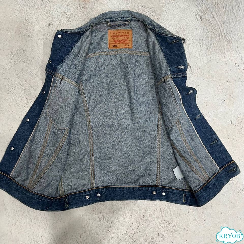 Джинсовая Жилетка Levis Vintage S Оригинал фото 7