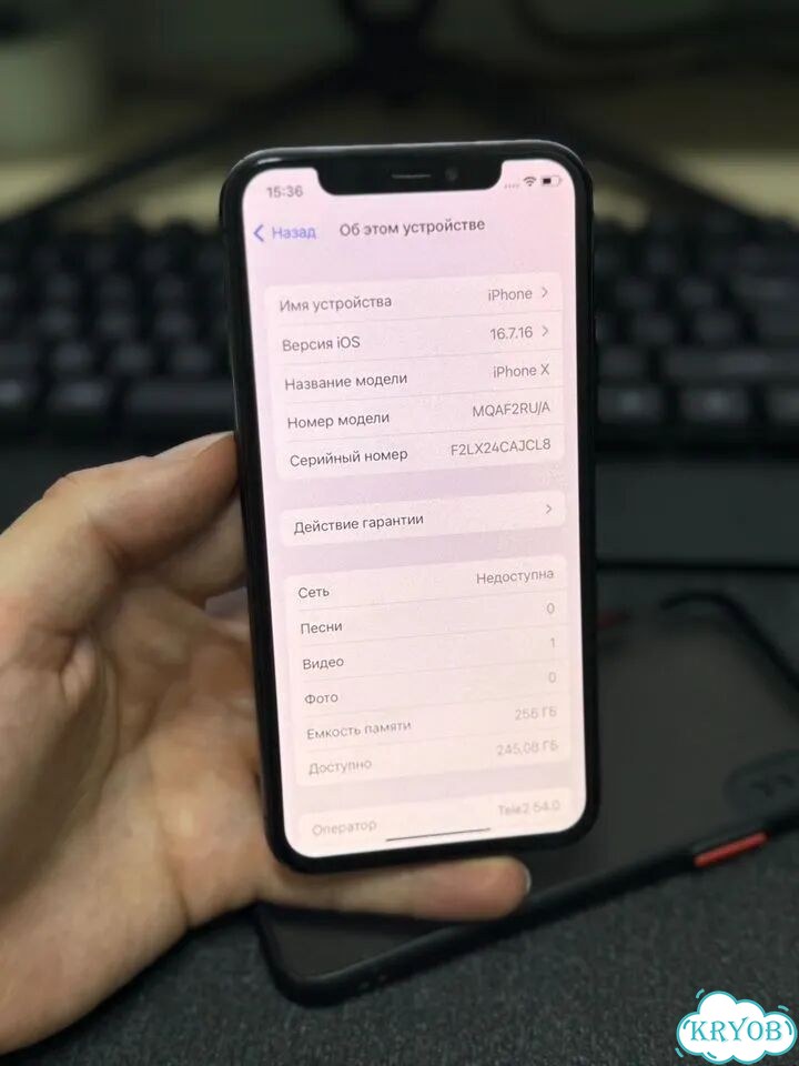 iPhone X, 256 ГБ, 1 SIM фото 5
