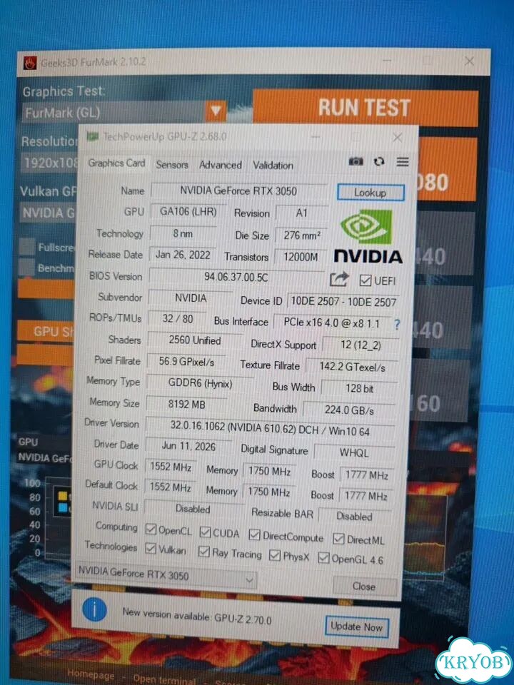Игровой компьютер RTX 3050, intel i9 9900 CC150) фото 10