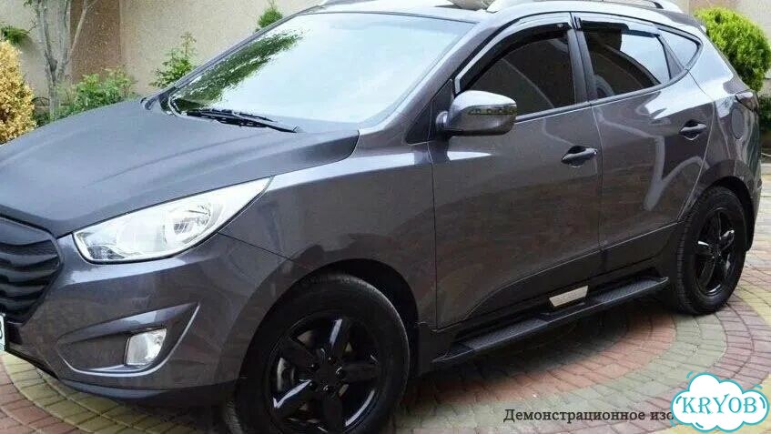 Пороги для Hyundi ix35, неоригинальные фото 3