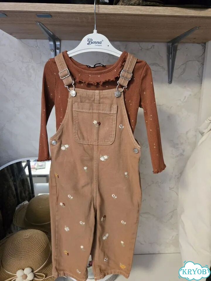 Джинсовый комбинезон zara 92 фото 1