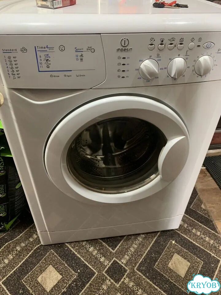 Стиральная машина бу indesit 5 кг фото 1