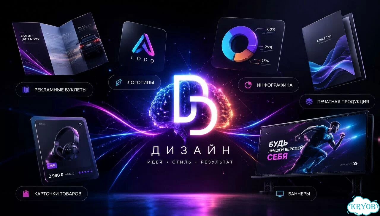 Графический дизайнер Логотипы Баннеры Дизайн фото 1