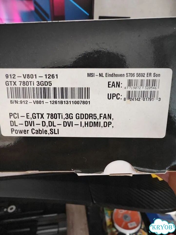 Gtx 780ti редкая полный комплект в коллекцию фото 4