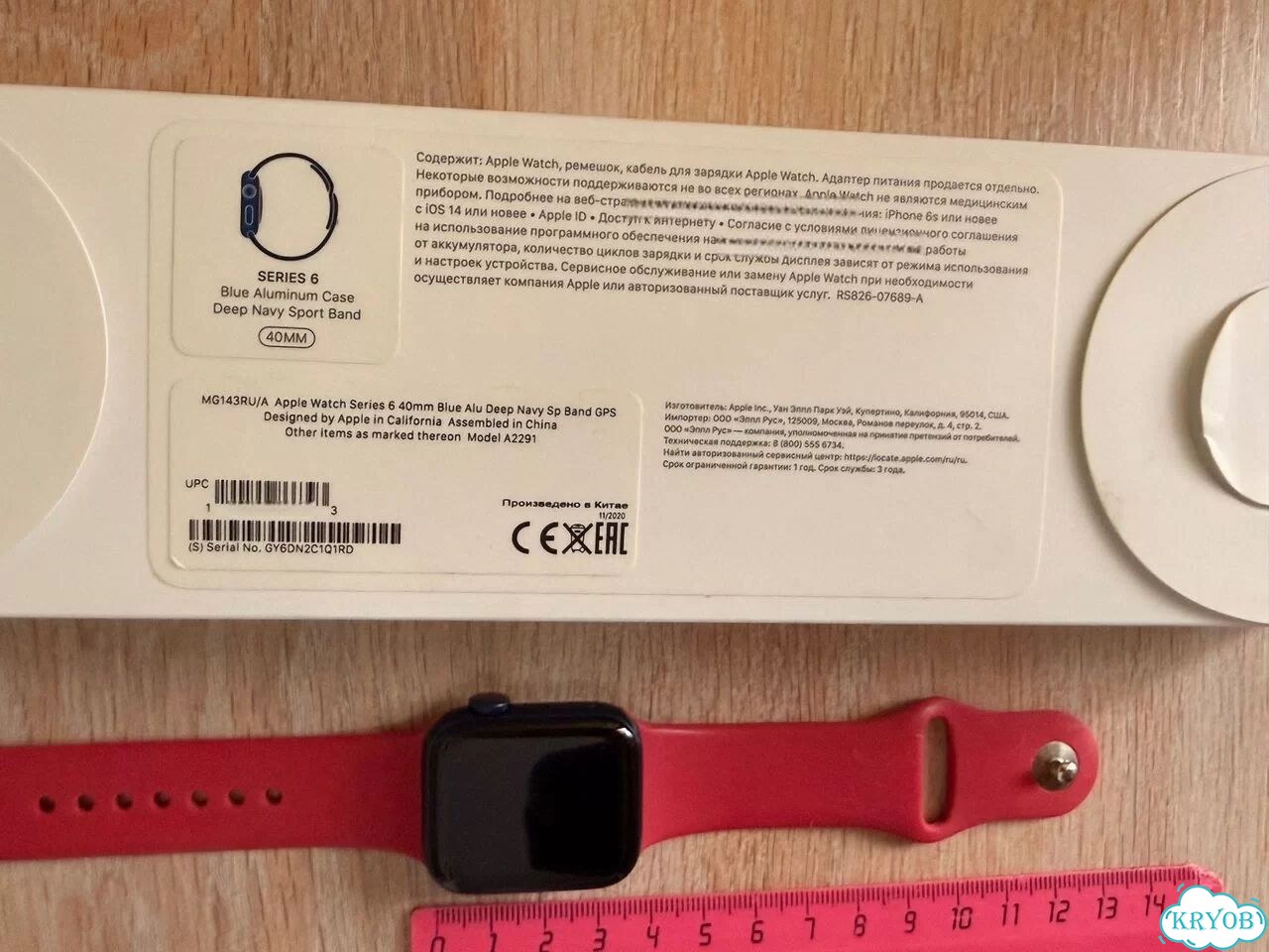 Часы apple watch 6 40 mm фото 2