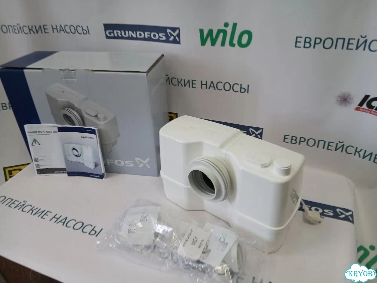 Канализационная установка Grundfos Sololift 2 WC1 фото 2