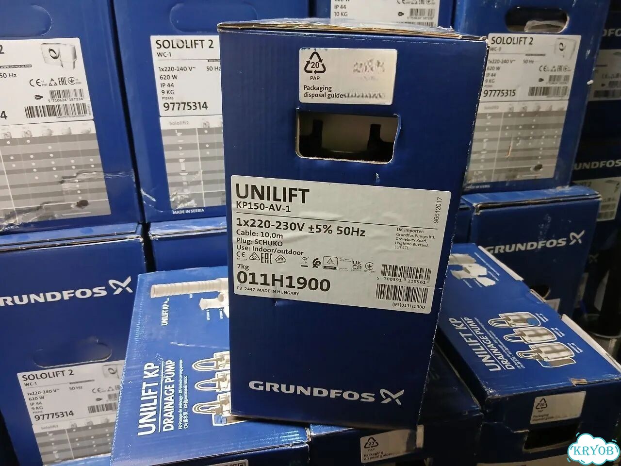 Насос дренажный Grundfos Unilift KP 150AV1 фото 5