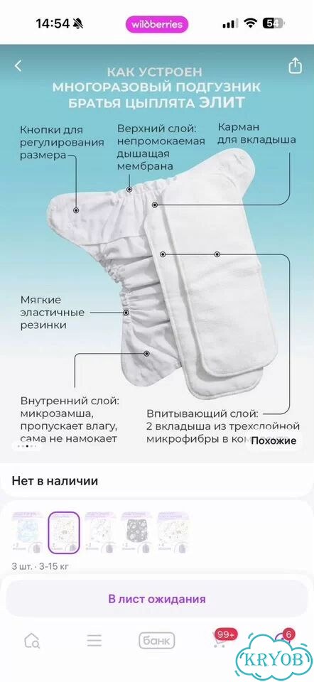 Многоразовые подгузники с вкладышами фото 7