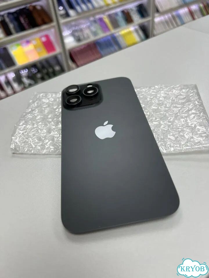 Крышка на iPhone 16 Pro Black Orig фото 1