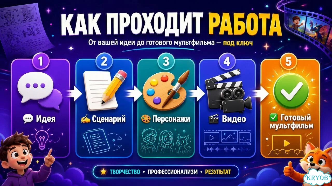 Ии мультфильм и видео под ключ фото 6