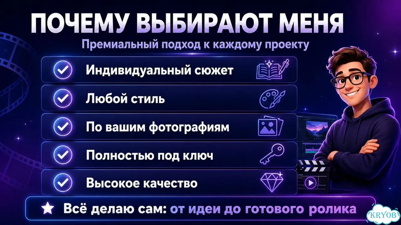 Ии мультфильм и видео под ключ фото 8
