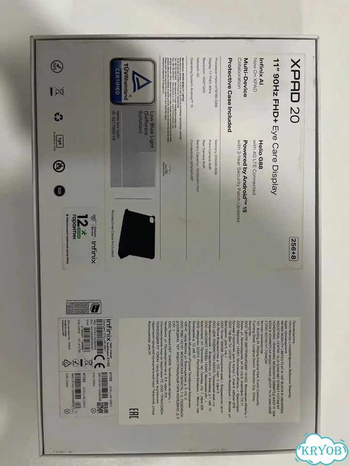 Планшет infinix xpad 20 256gb фото 4