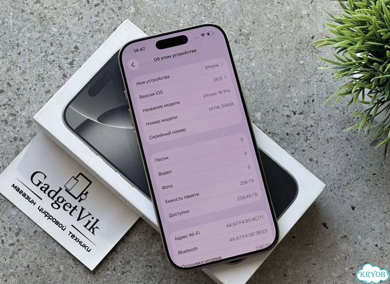 iPhone 16 Pro, 256 ГБ, SIM + eSIM фото 10