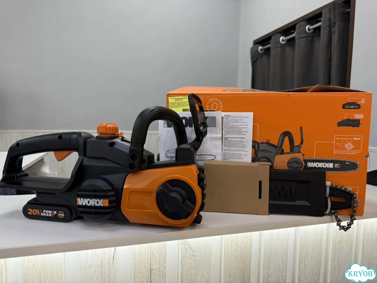 Аккумуляторная пила Worx wp340e 20В фото 1