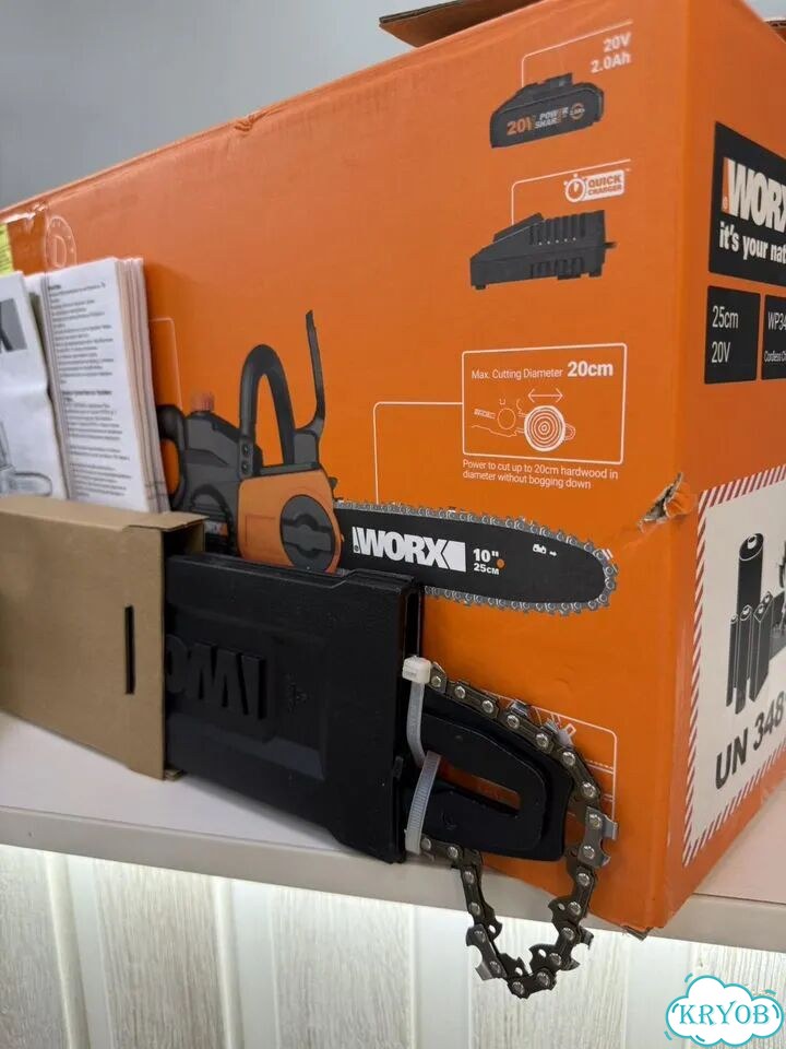 Аккумуляторная пила Worx wp340e 20В фото 5