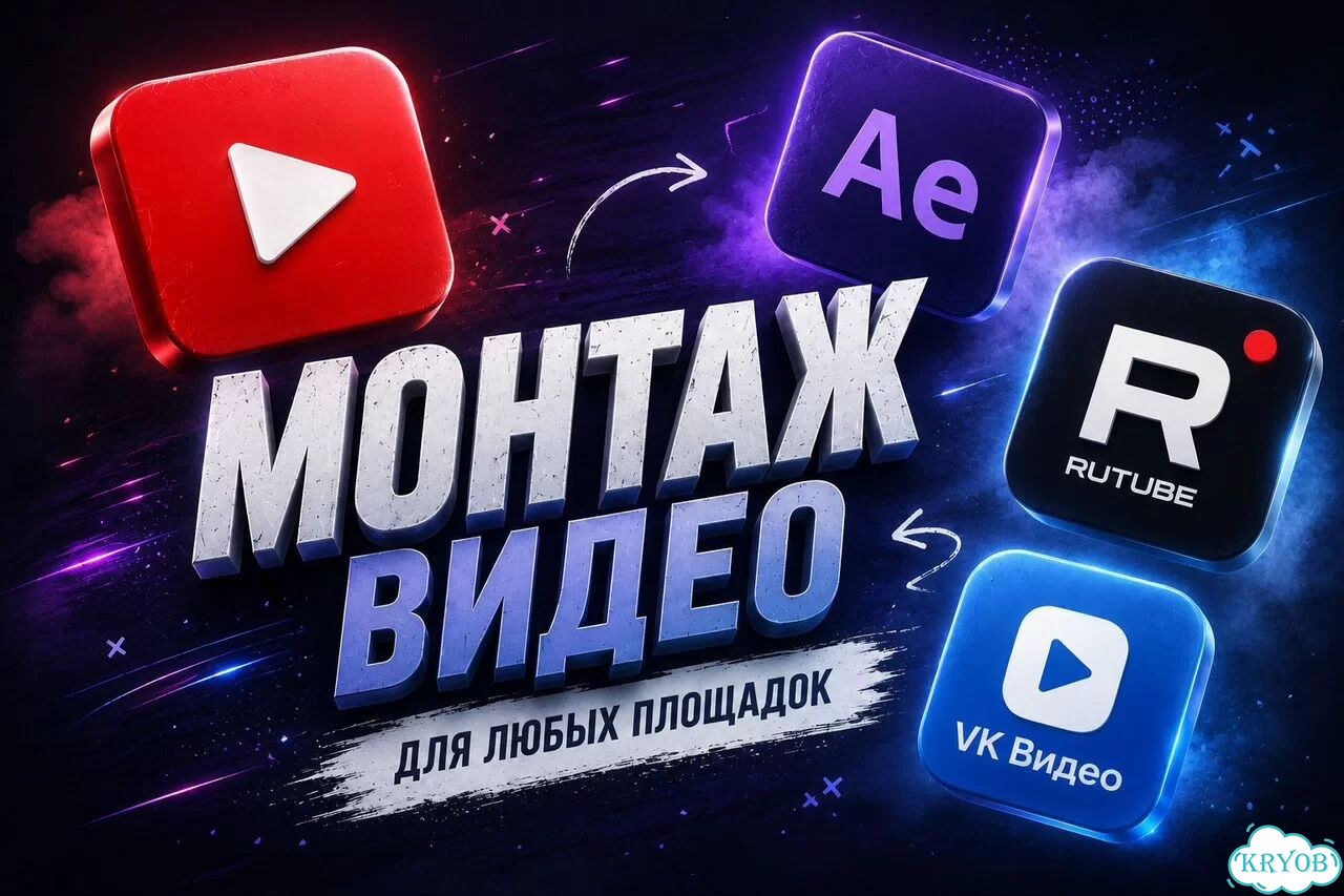 Монтаж видеороликов ютуб фото 1
