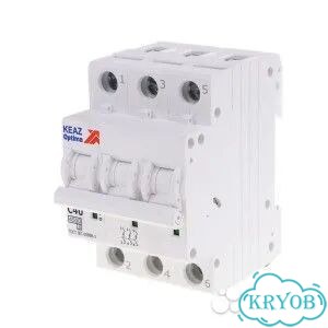Автомат вм63 3P C40A 4.5кА КЭАЗ фото 1