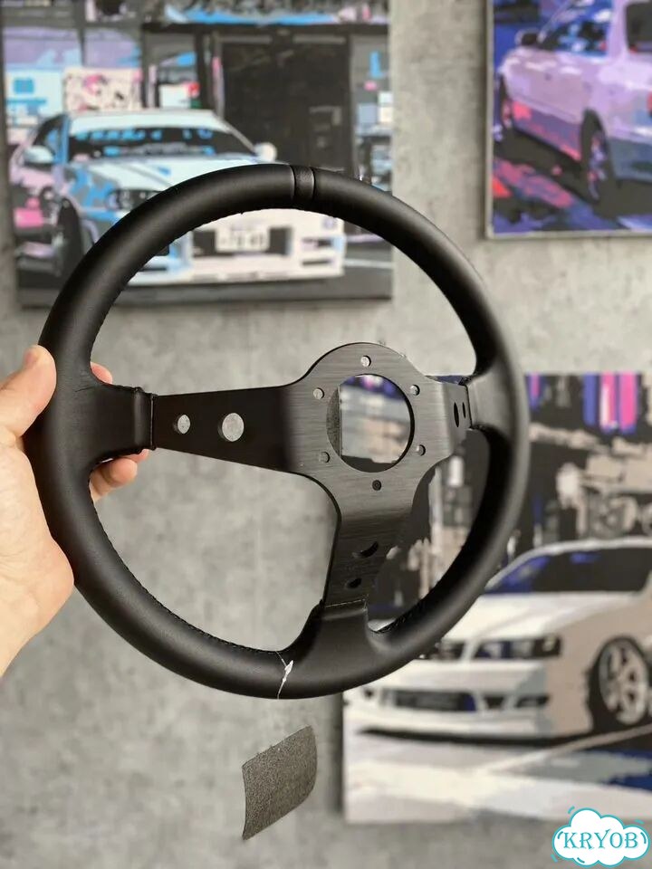 Спортивный руль momo black edition фото 2