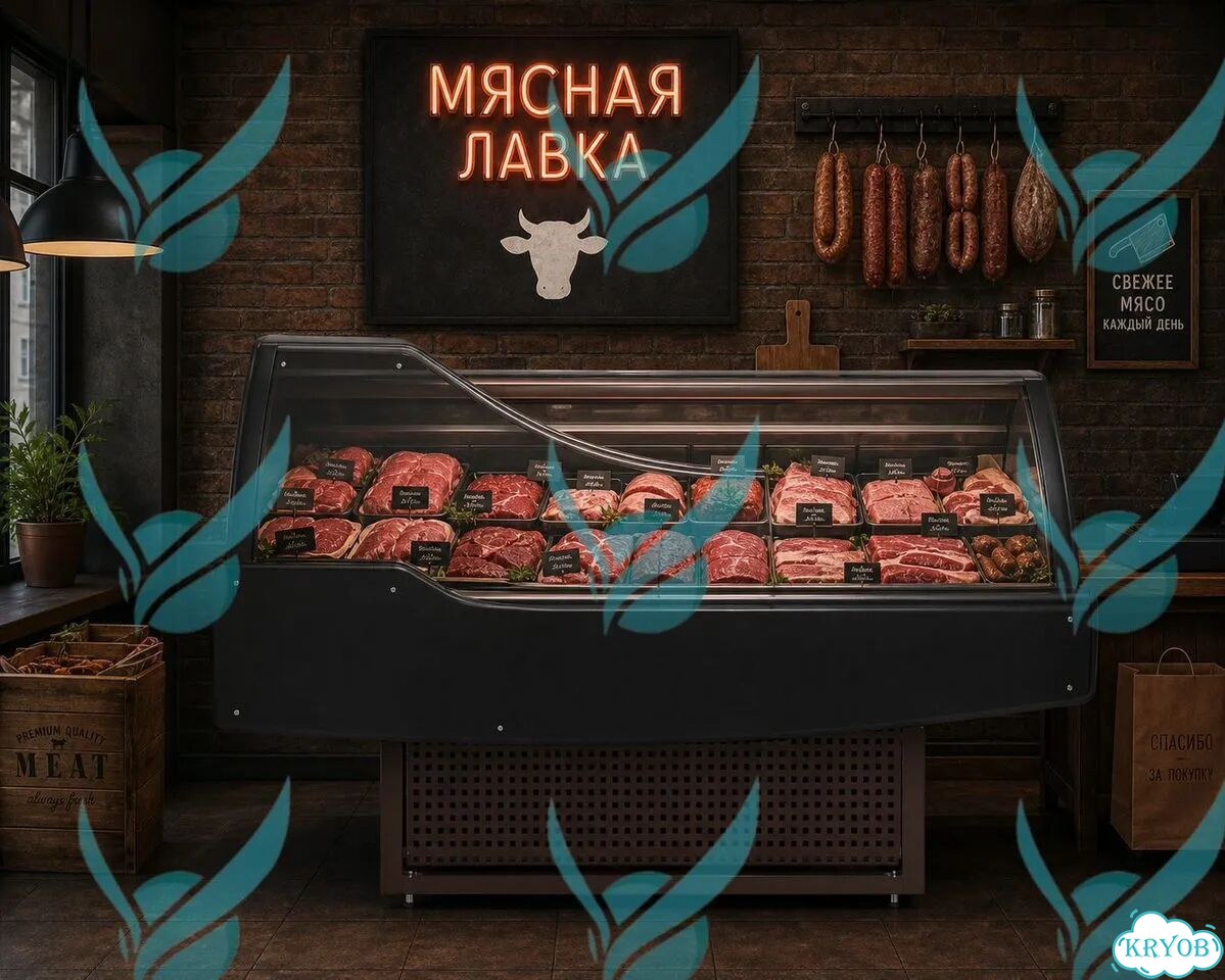Среднетемпературная витрина «квс 1200 L» 1.2 метра фото 3