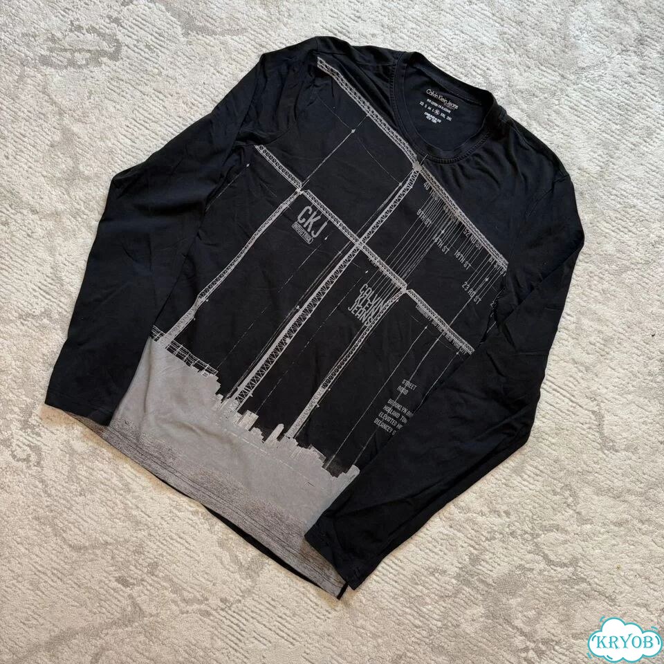 Лонгслив Calvin Klein Jeans XL Rare Оригинал фото 2