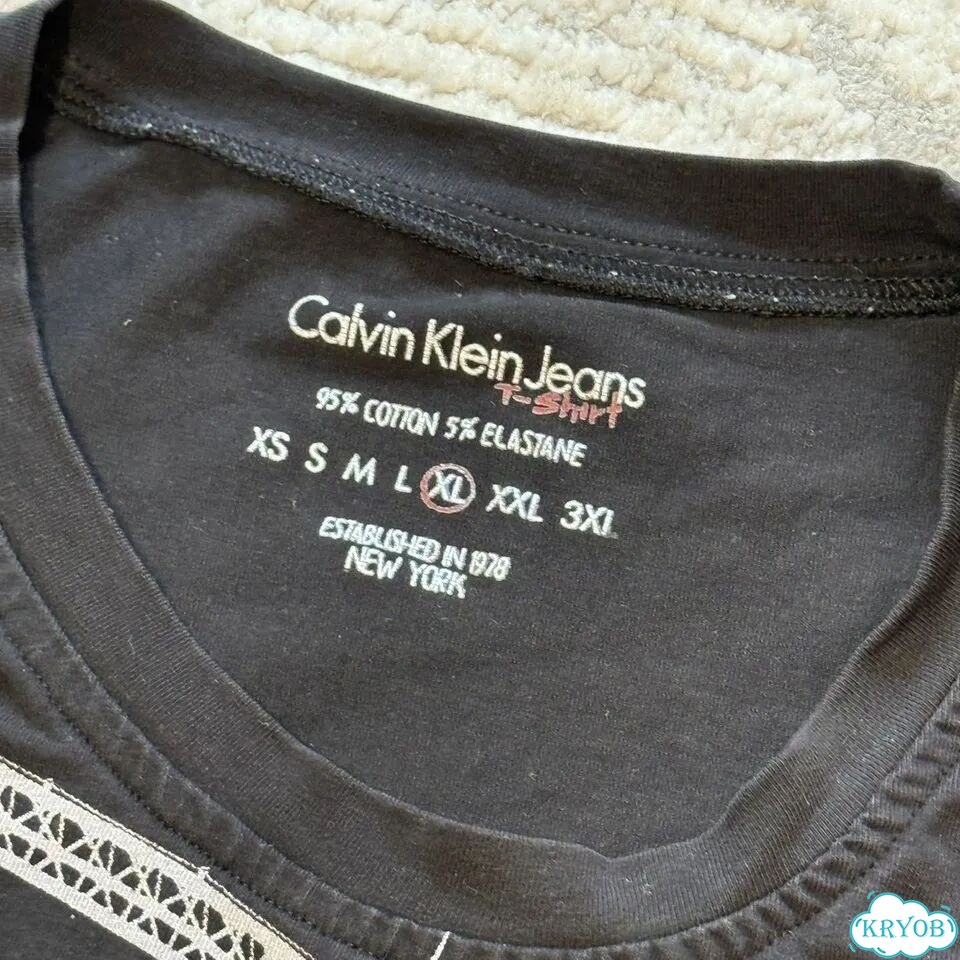 Лонгслив Calvin Klein Jeans XL Rare Оригинал фото 4