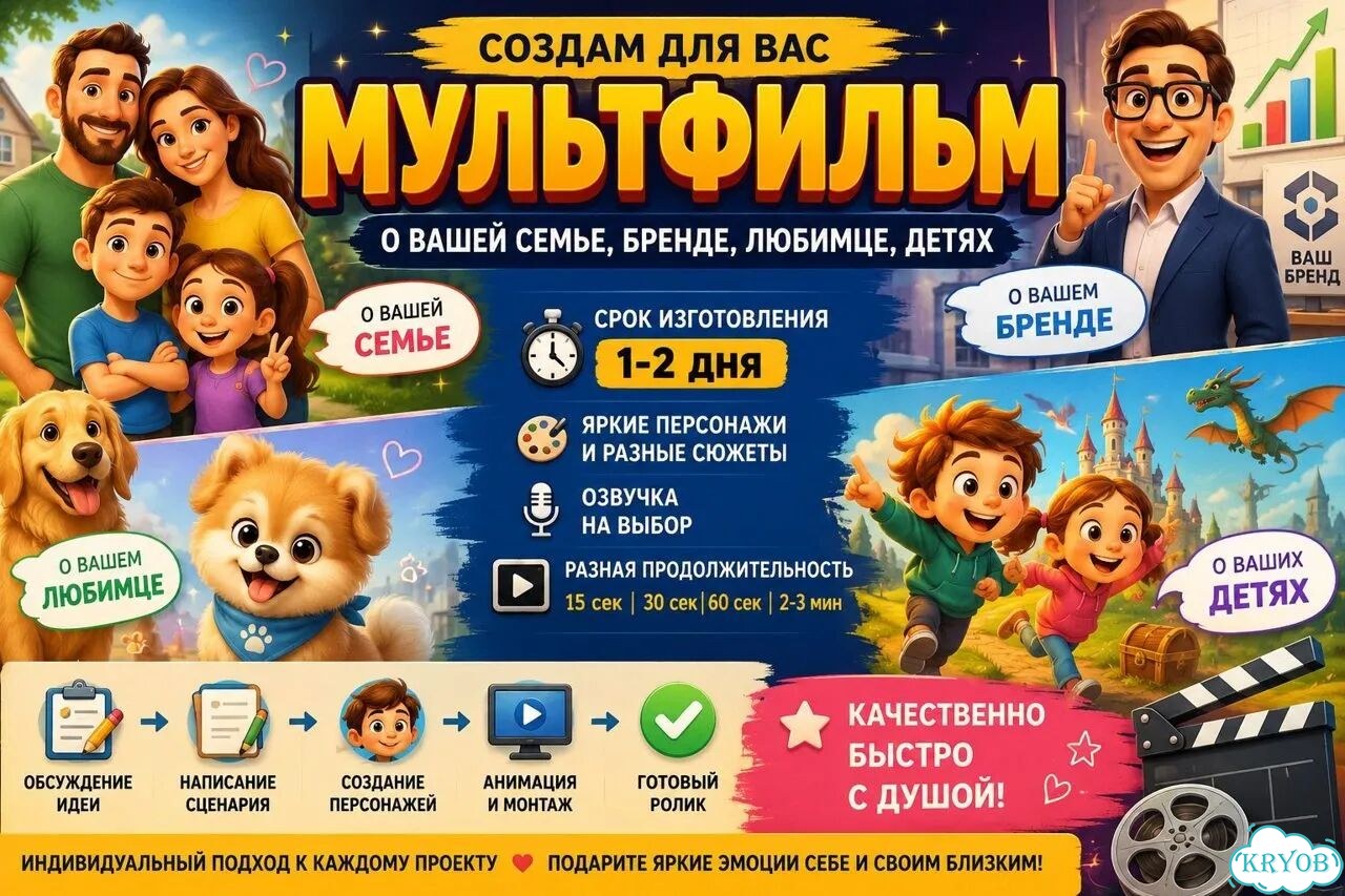 Создам для вас AI мультфильм фото 1